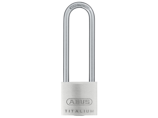 ABUS Mechanical 64TI/30mm TITALIUM™ Padlock 60mm Long Shackle Keyed Alike KA6312 ABUKA56193
