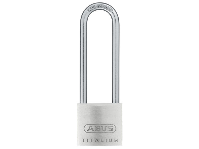 ABUS Mechanical 54TI/40mm TITALIUM™ Padlock 63mm Long Shackle Carded ABU54TI4063C