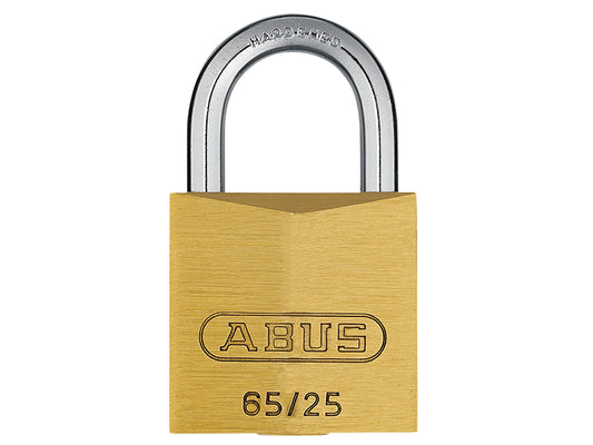 ABUS Mechanical 65/25mm Brass Padlock Keyed Alike 254 ABUKA03892