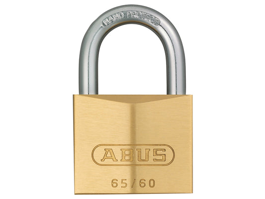 ABUS Mechanical 65/60mm Brass Padlock Keyed Alike 6606 ABUKA12633