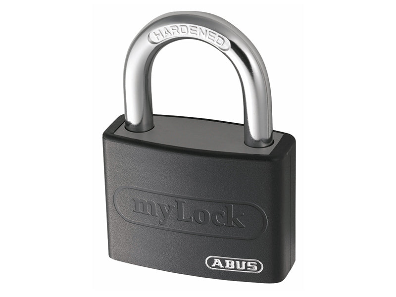 ABUS Mechanical T65AL/40mm My Lock Aluminium Padlock Black Keyed Alike 6402 ABUKA49945