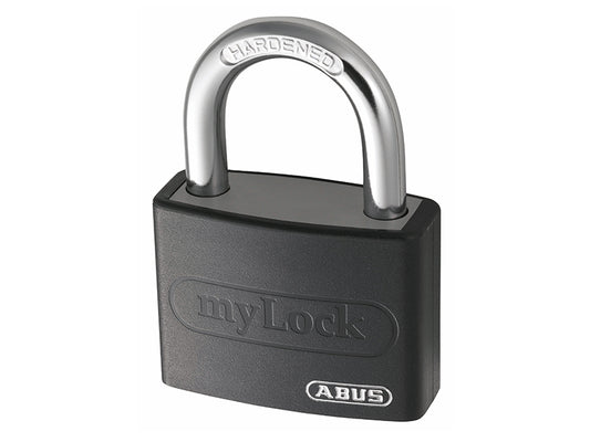 ABUS Mechanical T65AL/40mm My Lock Aluminium Padlock Black Keyed Alike 6402 ABUKA49945
