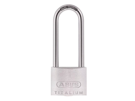 ABUS Mechanical 80TI/40mm TITALIUM™ Padlock 40mm Long Shackle Carded ABU80TI4040C