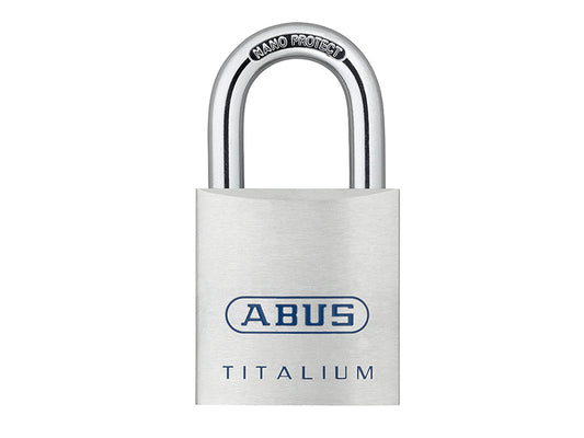 ABUS Mechanical 80TI/40mm TITALIUM™ Padlock Carded ABU80TI40C