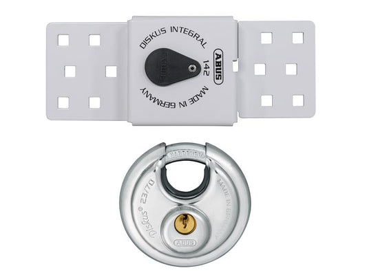ABUS Mechanical 142 Series Sliding Door Van Lock & 23/70mm Diskus® Padlock ABU82983