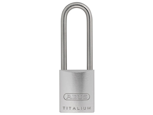 ABUS Mechanical 86TI/45mm TITALIUM™ Padlock Without Cylinder 70mm Long Stainless Steel Shackle ABU86TI45LSS