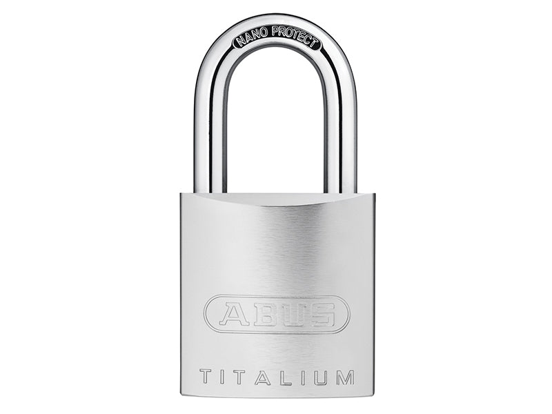 ABUS Mechanical 86TI/55mm TITALIUM™ Padlock Without Cylinder ABU86TI55
