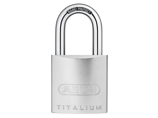 ABUS Mechanical 86TI/55mm TITALIUM™ Padlock Without Cylinder ABU86TI55