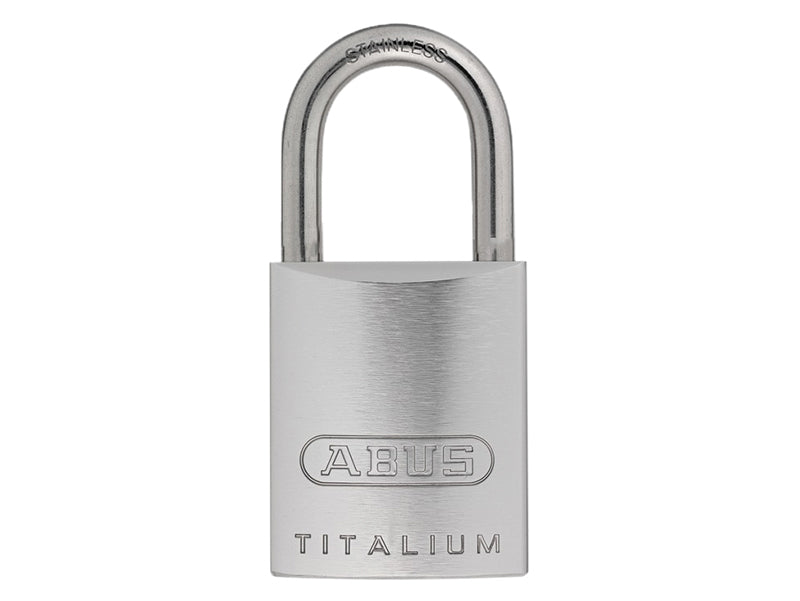 ABUS Mechanical 86TIIB/45mm TITALIUM™ Padlock Without Cylinder Stainless Steel Shackle ABU86TIIB45