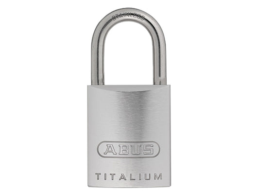 ABUS Mechanical 86TIIB/45mm TITALIUM™ Padlock Without Cylinder Stainless Steel Shackle ABU86TIIB45
