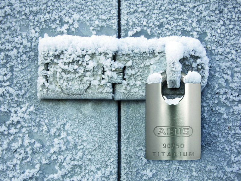 ABUS Mechanical 90RK/50mm TITALIUM™ Padlock Closed Shackle ABU90RK50