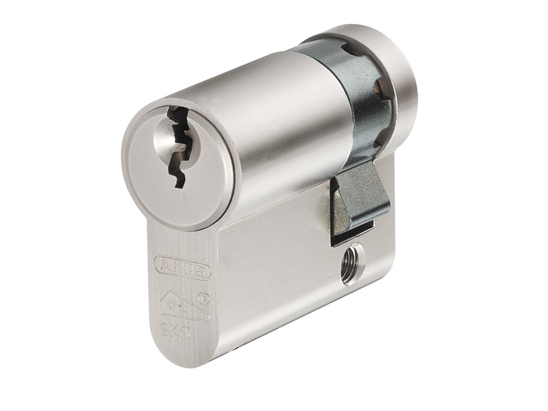 ABUS Mechanical E60NP Euro Half Cylinder Nickel Pearl 10mm / 50mm Box ABUE60N1050