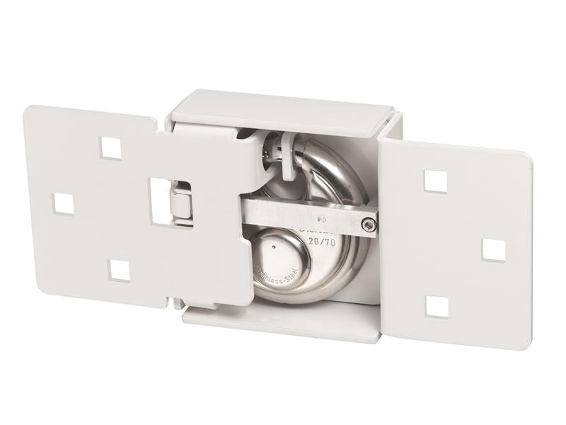 ABUS Mechanical Diskus Integral Van Lock White Padlock Twin Pack ABUVANLOCKT
