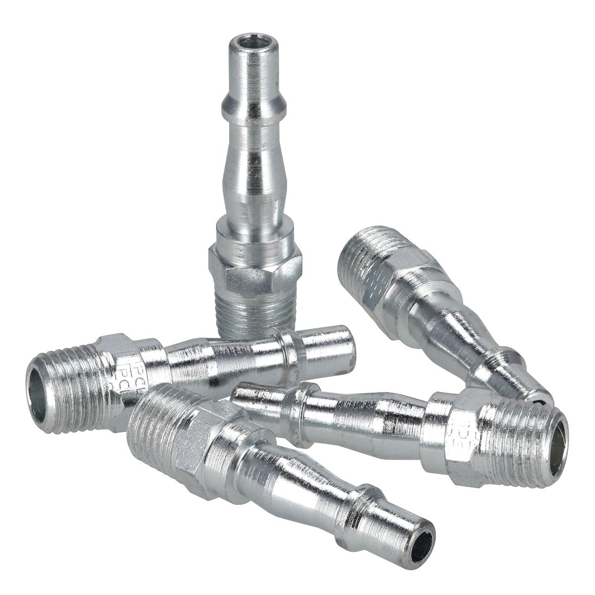 Sealey Screwed Air Adaptor Male 1/4"BSPT Pack of 5 AC04