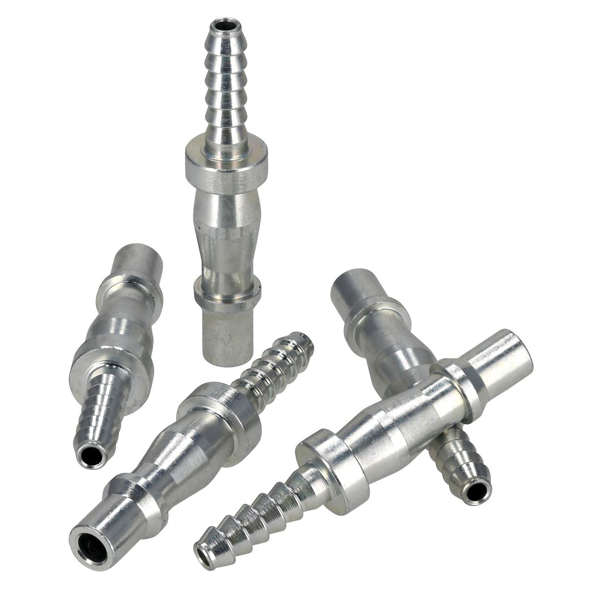 Sealey Air Adaptor Tailpiece 3/16" Bore Hose Pack of 5 AC20