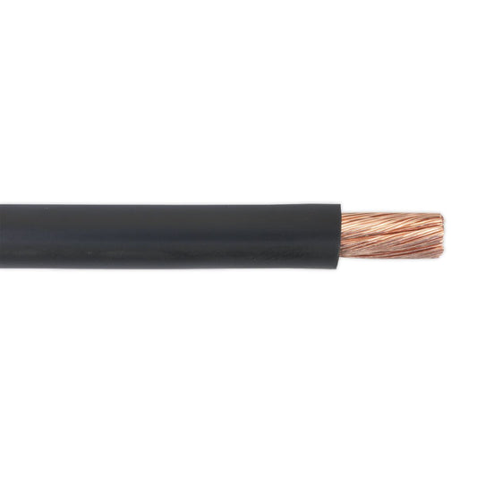 Sealey Automotive Starter Cable 196/0.40mm 25mm� 170A 10m Black AC25SQBK