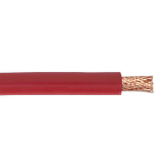 Sealey Automotive Starter Cable 196/0.40mm 25mm� 170A 10m Red AC25SQRE