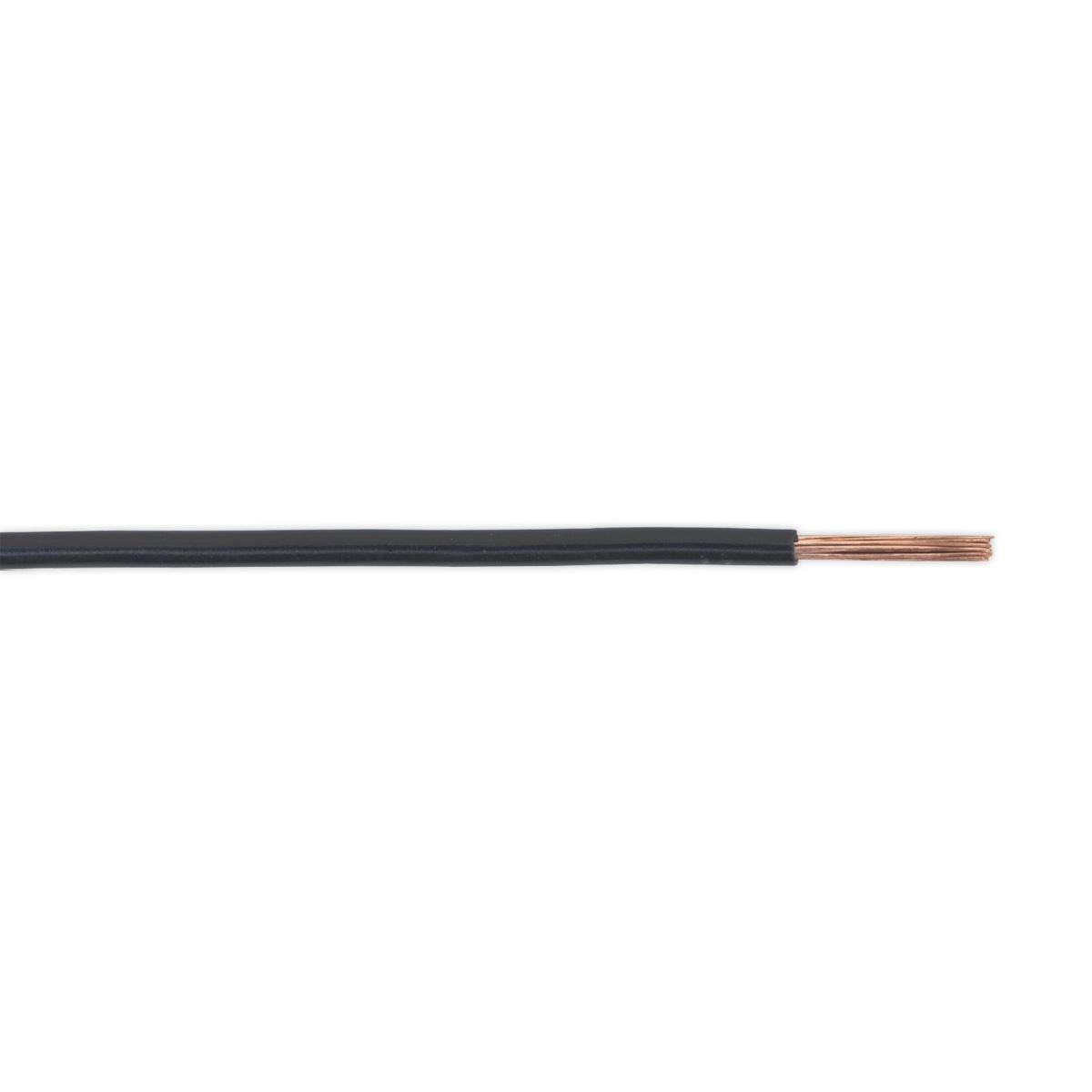 Sealey Automotive Cable Thin Wall Single 2mm� 28/0.30mm 50m Black AC2830BK
