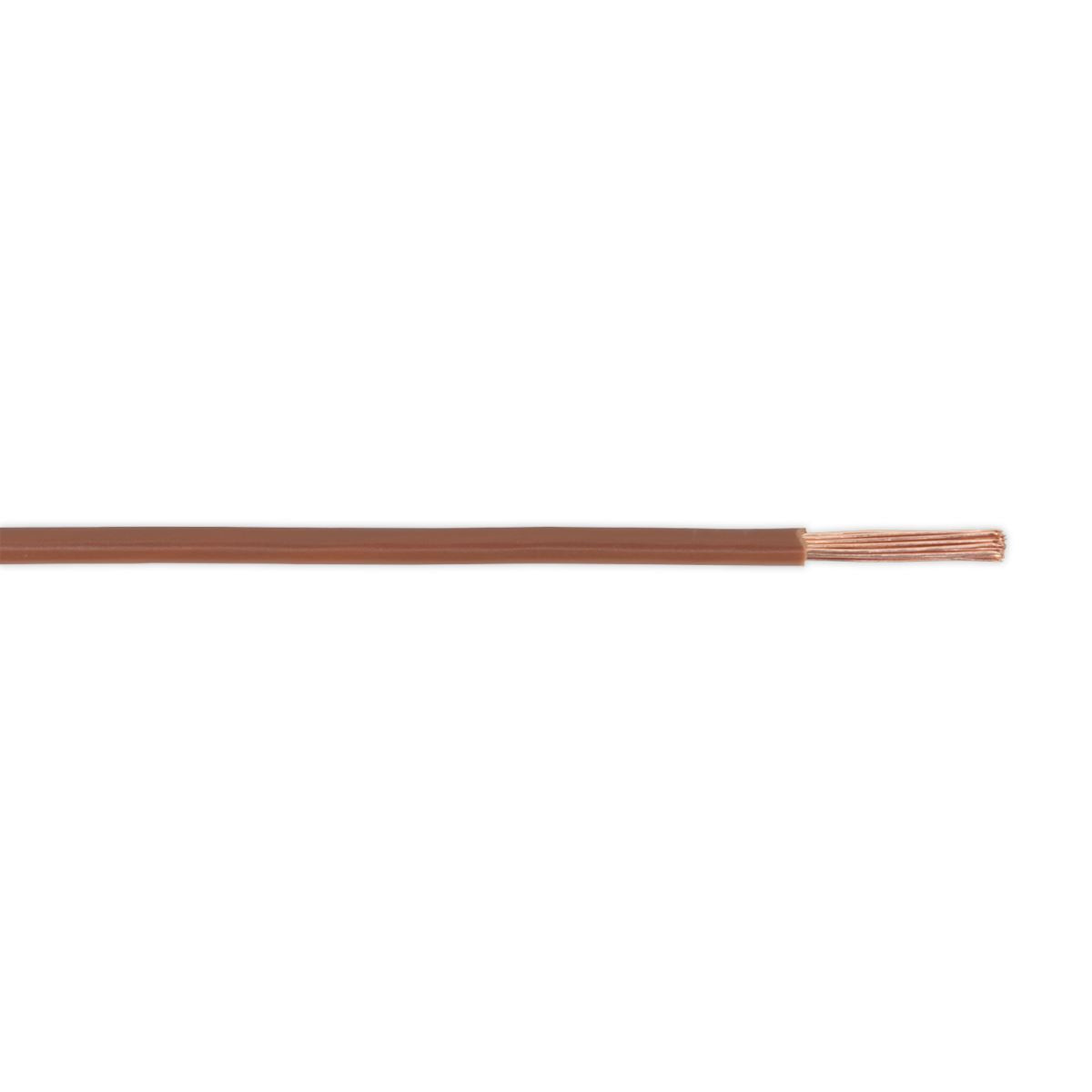 Sealey Automotive Cable Thin Wall Single 2mm� 28/0.30mm 50m Brown AC2830BN