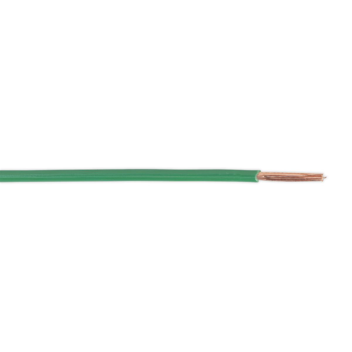 Sealey Automotive Cable Thin Wall Single 2mm� 28/0.30mm 50m Green AC2830GR
