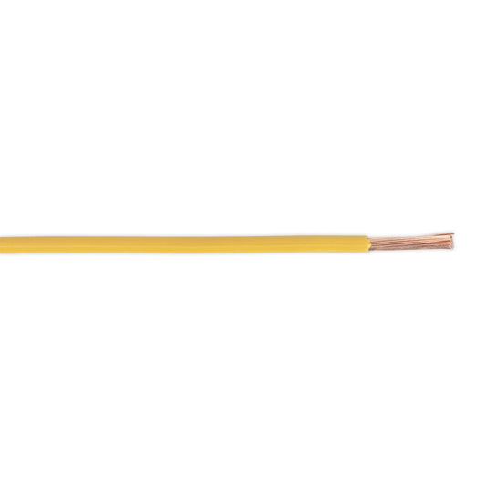 Sealey Automotive Cable Thin Wall Single 2mm� 28/0.30mm 50m Yellow AC2830YE