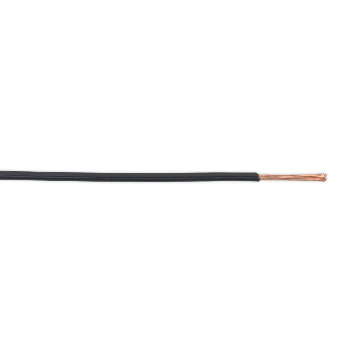 Sealey Automotive Cable Thin Wall Single 1mm� 32/0.20mm 50m Black AC3220BK