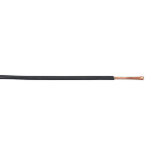 Sealey Automotive Cable Thin Wall Single 1mm� 32/0.20mm 50m Black AC3220BK