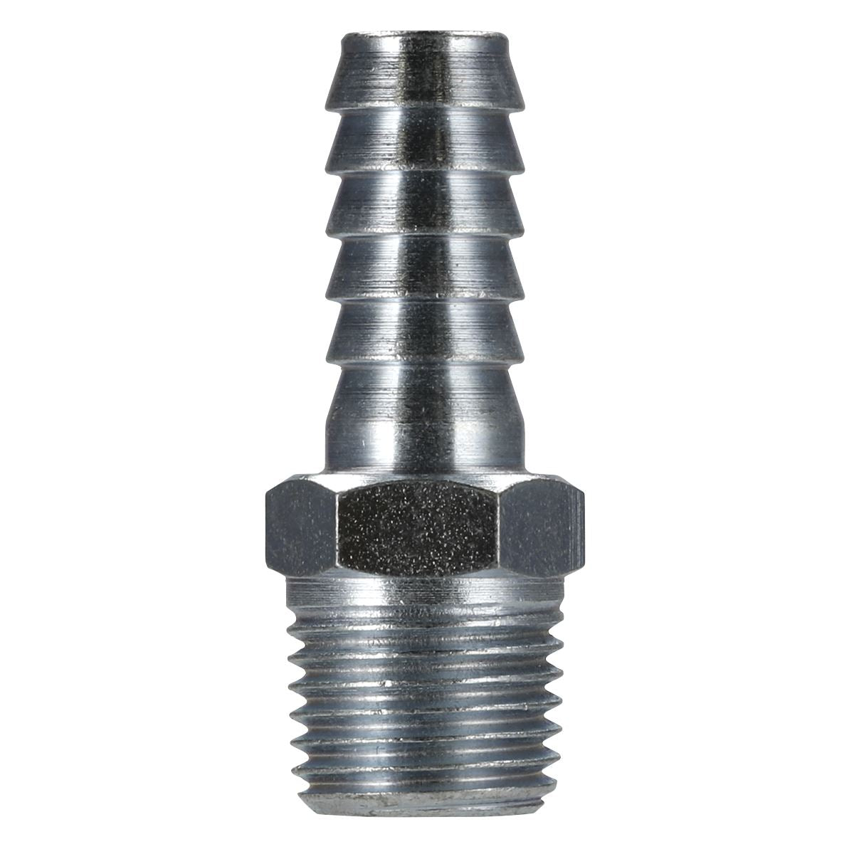 Sealey Screwed Air Tool Tailpiece Male 1/4"BSPT 5/16" Hose Pack of 5 AC39