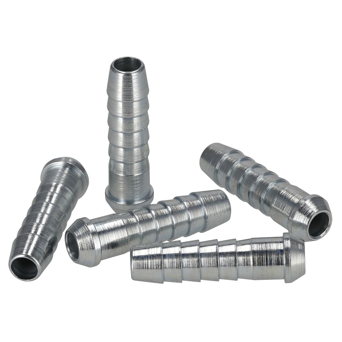 Sealey Coned Air Tool Tailpiece 5/16" Hose 1/4"BSP Union Nut Pack of 5 AC45