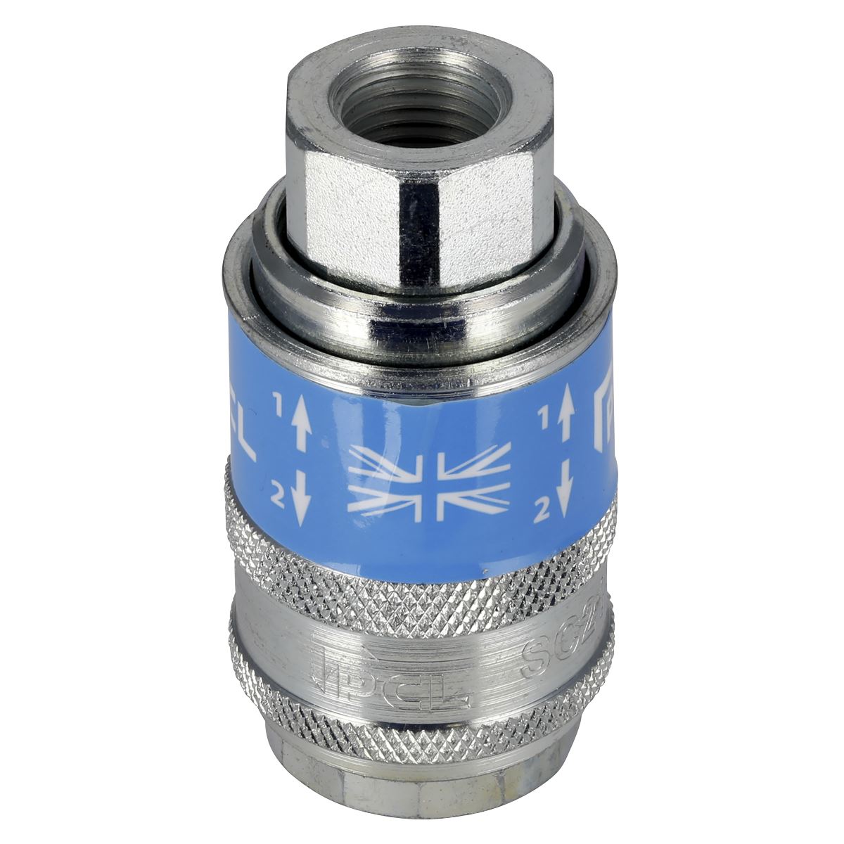 Sealey Safety Coupling Body Female 1/4"BSP Compatible With PCL Adaptors AC57