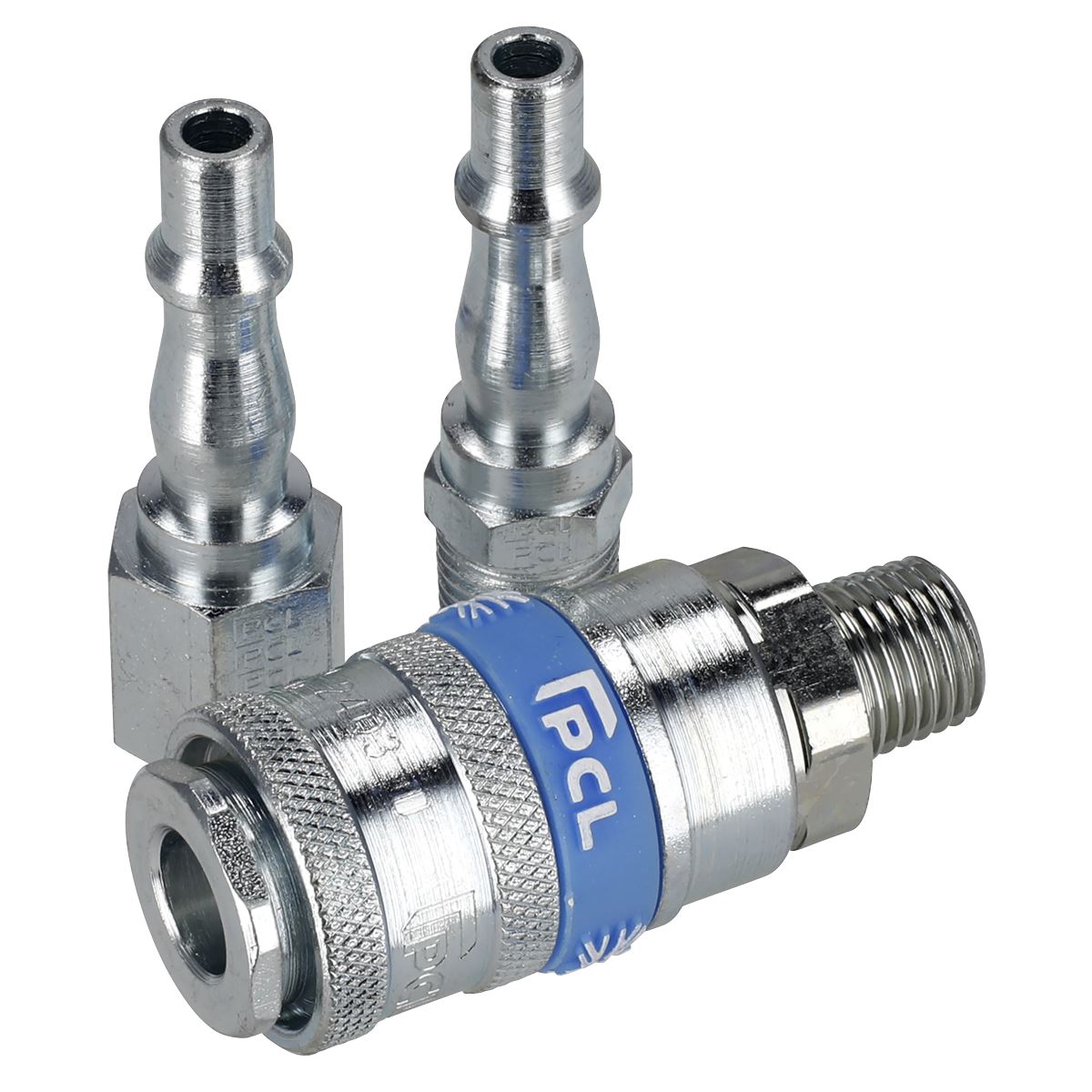 Sealey Air Tool Coupling Kit 3pc 1/4"BSP 2 Female 1 Male AC60