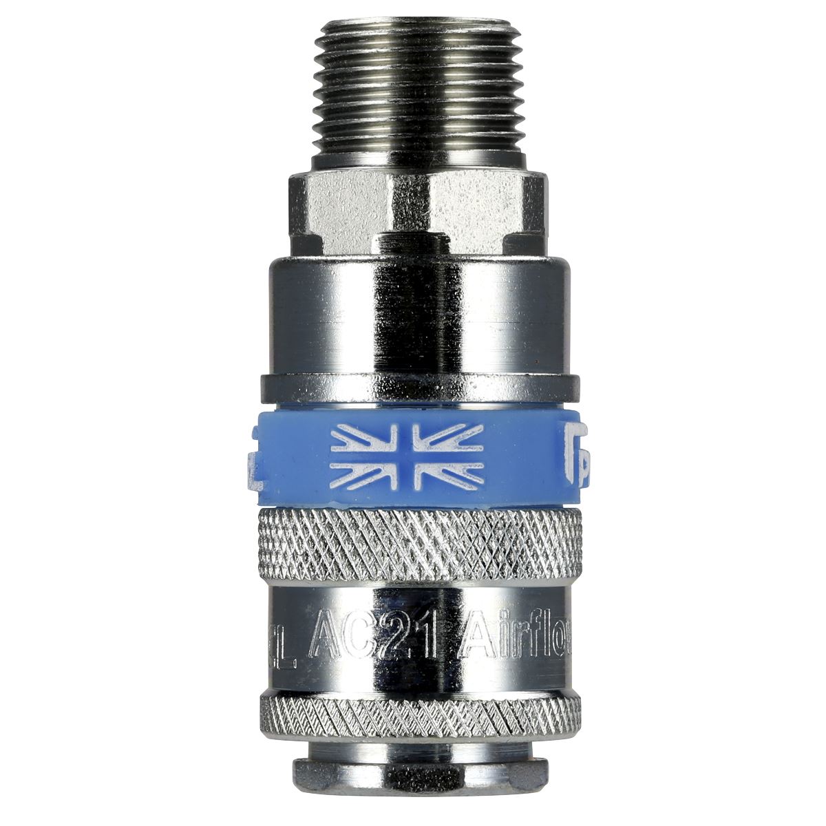 Sealey Coupling Body Male 3/8"BSPT Will Fit Vertex Slim Type Couplings AC62