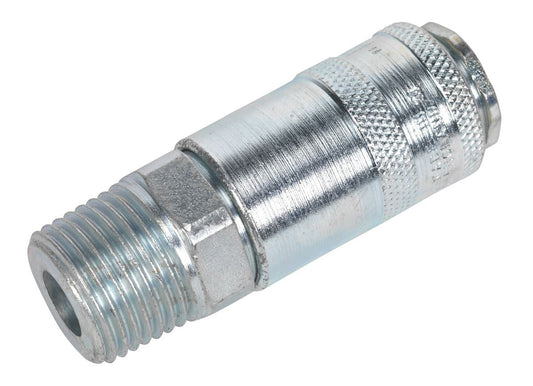 Sealey Coupling Body Male 1/2"BSPT Will Fit Vertex Slim Type Couplings AC63