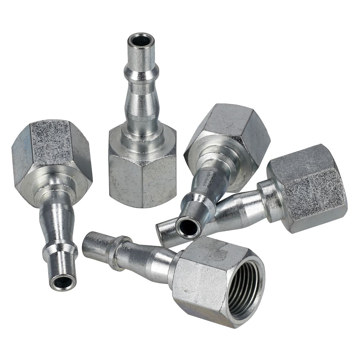 Sealey Screwed Air Adaptor Female 3/8"BSP Pack of 5 AC69