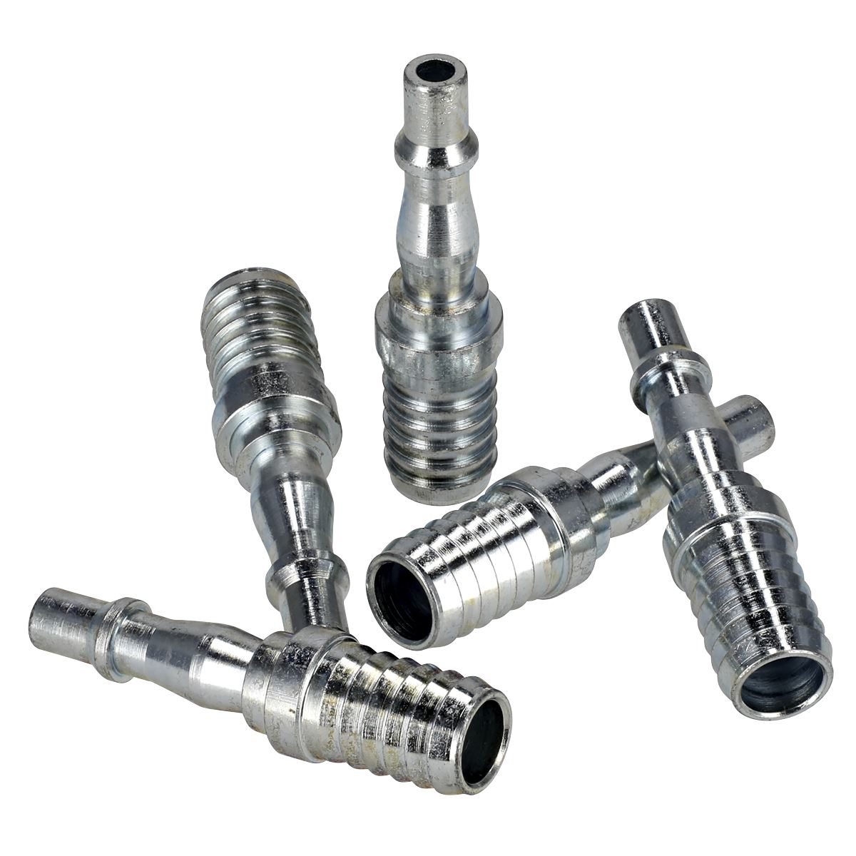 Sealey Air Adaptor Tailpiece 1/2" Bore Hose Pack of 5 AC71