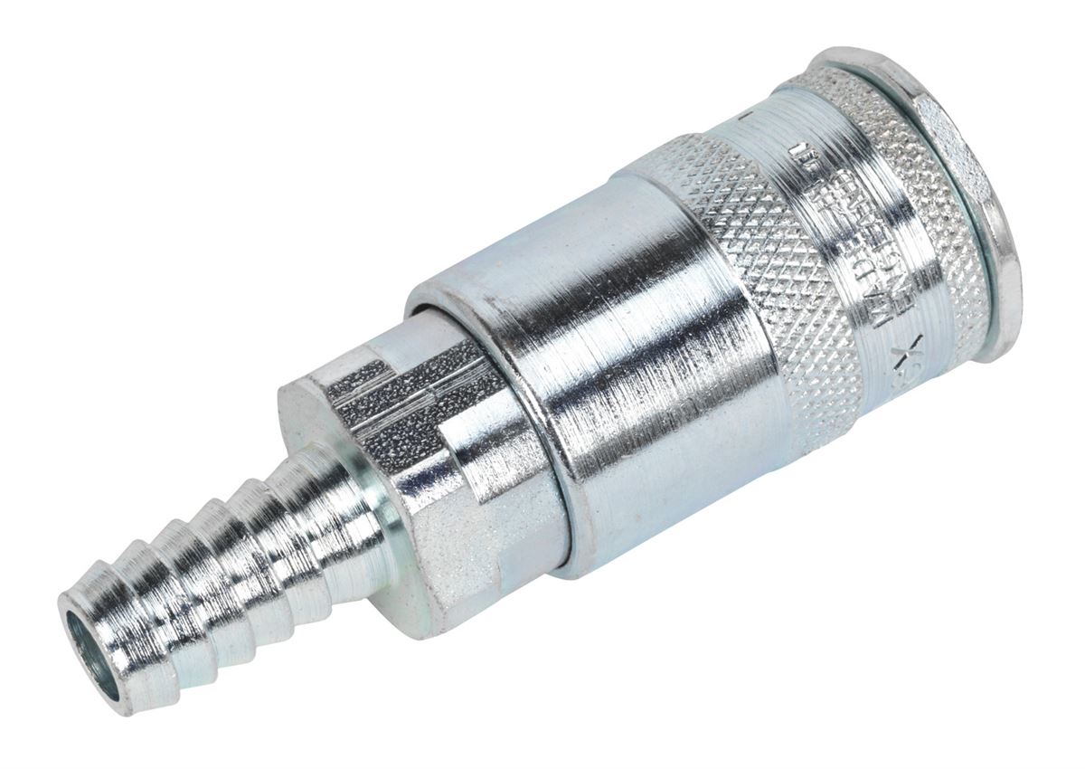 Sealey Coupling Body Tailpiece for 3/8" Hose Compatible Standard Couplings AC77