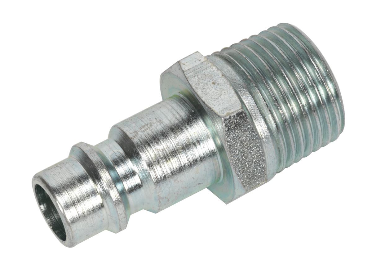 Sealey Screwed Air Adaptor Male 3/8"BSPT Pack of 2 AC83