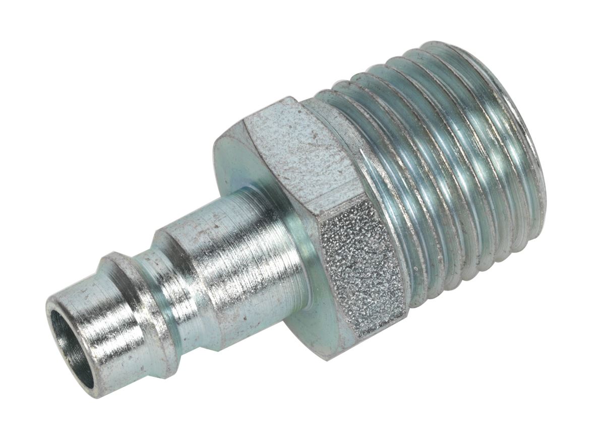 Sealey Screwed Air Adaptor Male 1/2"BSPT Pack of 2 AC84