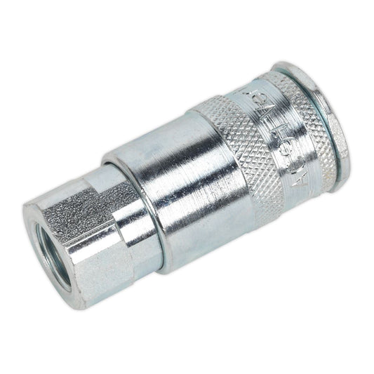 Sealey Air Coupling Body Female 1/4"BSP Pack of 5 Garage Workshop Tools ACP15