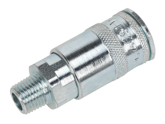 Sealey Coupling Body Male 1/4"BSPT Pack of 5 For Garage Workshop Tools ACP16