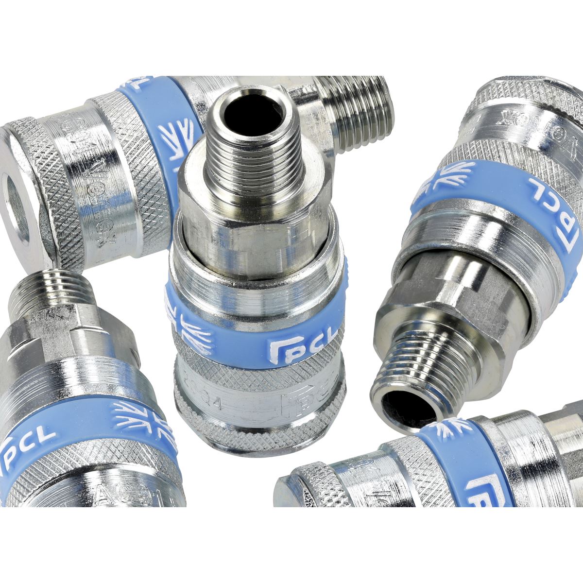 Sealey Coupling Body Male 1/4"BSPT Pack of 5 For Garage Workshop Tools ACP16