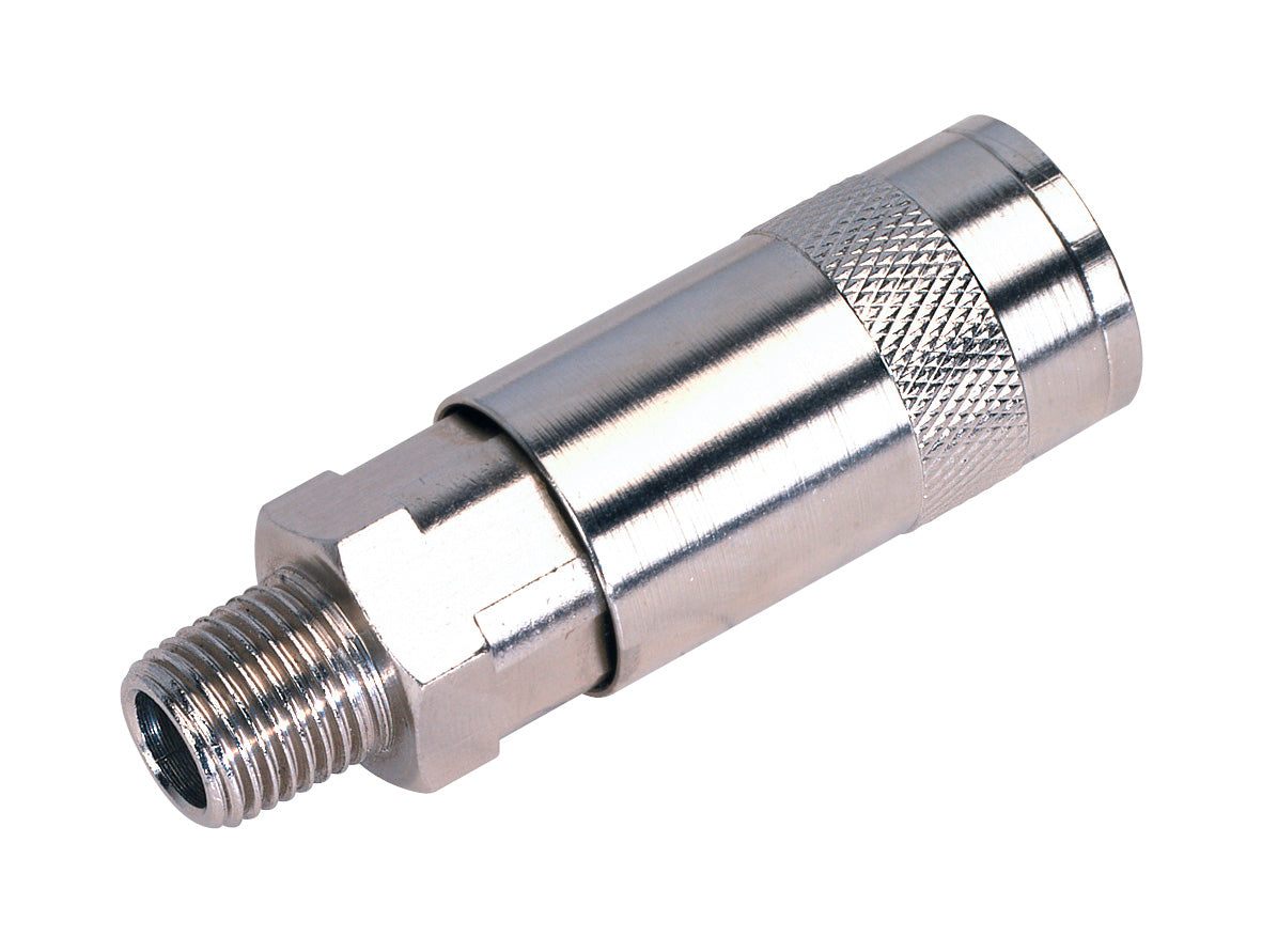 Sealey Coupling Body Male 1/4"BSPT Single Fits Most Air Tools ACX01