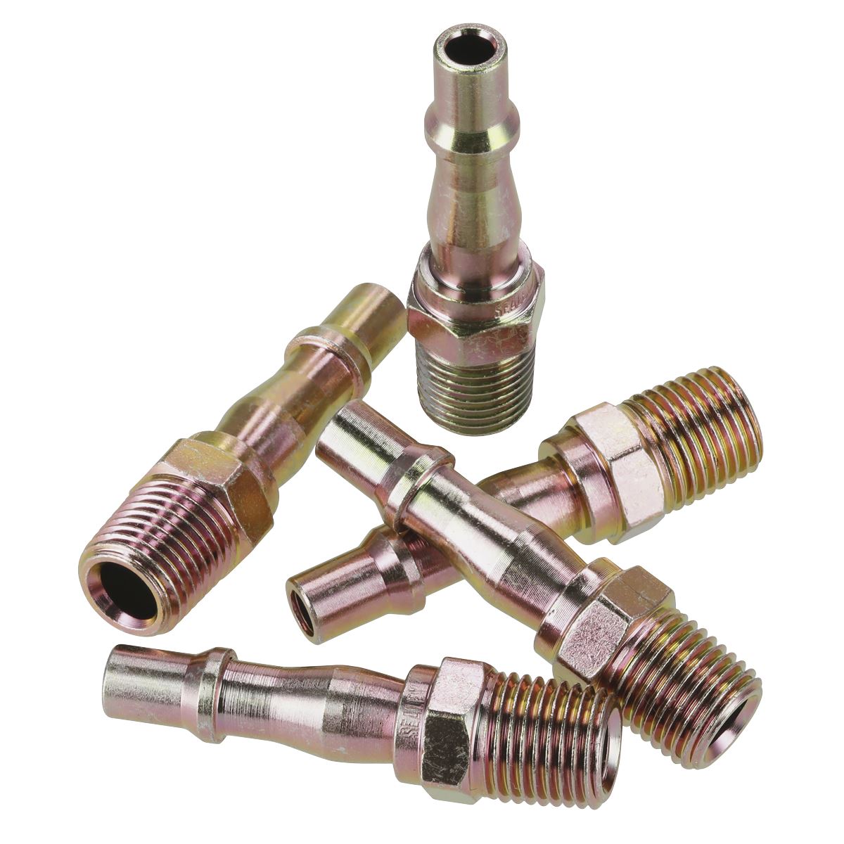 Sealey Screwed Air Adaptor Male 1/4"BSPT Pack of 5 ACX04