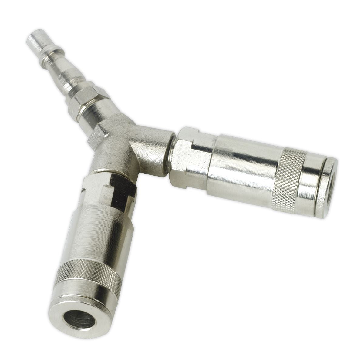 Sealey Y Adaptor Twin Air Line Coupling For Garage Workshop Tools ACX55