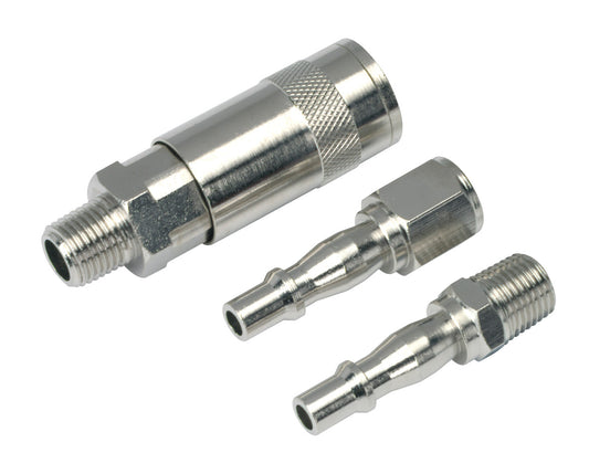 Sealey Air Tool Coupling Kit 1/4"BSP For Most Air Tool Applications ACX60