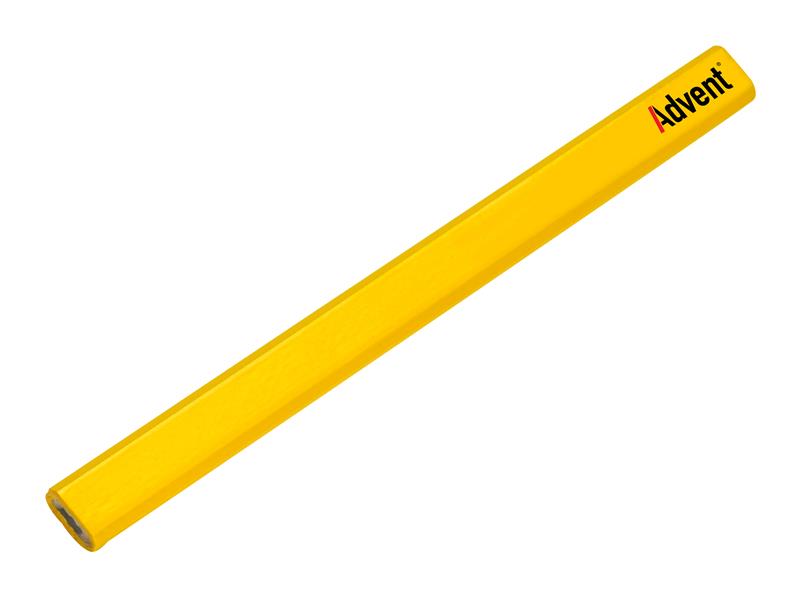 Advent Yellow Medium Lead Carpenter's Pencils (Box 72) ADVACPM72