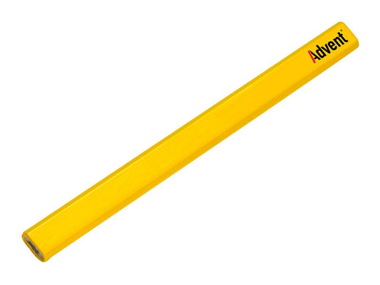 Advent Yellow Medium Lead Carpenter's Pencils (Box 72) ADVACPM72
