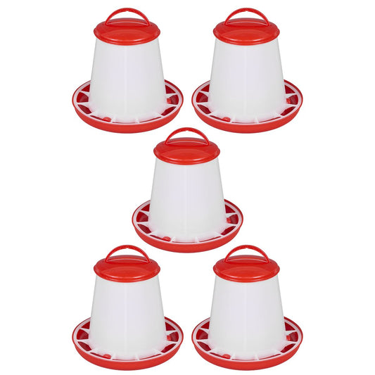 Sealey Poultry Feeder 1.5kg Pack of 5 Robust Plastic Anti Scrape Ring AFT025