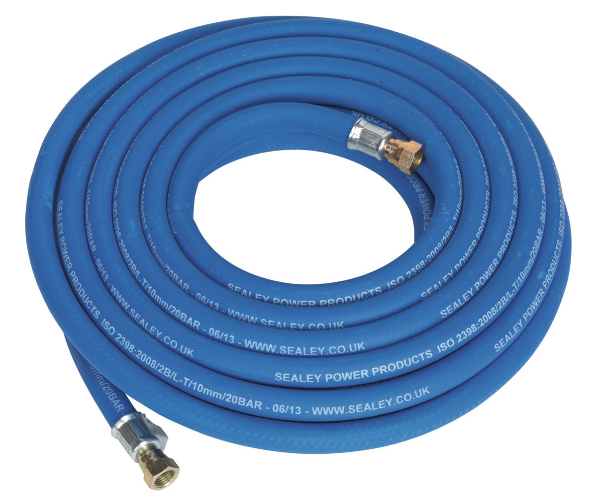 Sealey Air Line Hose 10m x 10mm with 1/4"BSP Unions Extra Heavy Duty AH10R/38