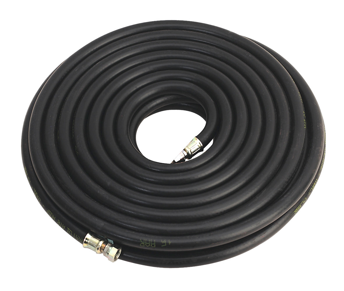 Sealey Air Line Hose 15m x 10mm with 1/4"BSP Unions Heavy Duty AH15RX/38